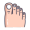toes